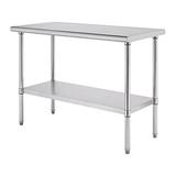 Trinity EcoStorage NSF 48" PRO Stainless Steel Table