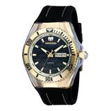 TechnoMarine Men's Watches - Black Dial & Stainless Steel Cruise Silicone-Strap Watch