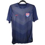 Nike Shirts | Nike Authentic Usa Training 20142016 Soccer Football Shirt Jersey Size Small | Color: Blue/Red | Size: S
