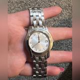 Gucci Accessories | Gucci Unisex Silver Dial Stainless Steel Bracelet Watch | Color: Silver | Size: Os