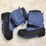 Columbia Shoes | Columbia Unisex Youth Powder Bug Forty Snow Star Size 5 Blue Winter Snow Boots | Color: Black/Blue | Size: 5 Youth Us 7 Eu 37