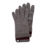 Men's MUK LUKS® Ribbed Glove, Shadow/Chianti N/A