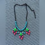 J. Crew Jewelry | J. Crew Multicolor Stones Necklace 24 | Color: Blue/Pink | Size: Os