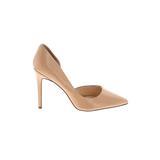 Jessica Simpson Heels: Pumps Stiletto Cocktail Party Pink Solid Shoes - Women's Size 7 1/2 - Closed Toe