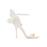 Women's Chiara Leather Sandals - Ivory Pearl - Size 9.5