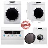 Magic Chef 3.5 Cu Ft Compact Electric Clothes Dryer Apartment Dorm Rv,