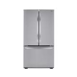 LG Electronics 29 cu. ft. 3-Door French Door Refrigerator in Stainless Steel with Door Cooling+ and Internal Ice Dispenser, Silver