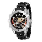 Invicta NHL Anaheim Ducks Men's Watch - 42mm Steel Black (43449)