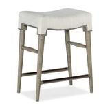 Hooker Furniture Linville Falls 25" Counter Stool Wood/Upholstered in Brown/Gray, Size 25.0 H x 20.25 W x 15.0 D in | Wayfair 6150-75451-85