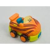 Battat Just B. Wheeee-ls Pull Back Baby Toy Soft Tiger Car Only