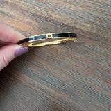 Kate Spade Jewelry | Kate Spade Black And Gold Bangle | Color: Black/Gold | Size: Os
