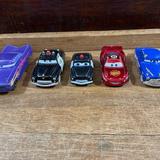 Disney Toys | Disney Pixar Cars Lot Of 5 Plastic And Die Cast Cars | Color: Black/Purple | Size: Osbb