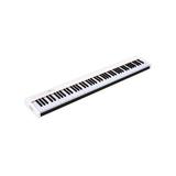 Costway 88-Key Portable Full-Size Semi-weighted Digital Piano Keyboard-White