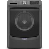Maytag 27 in. 4.8 cu. ft. Stackable Front Load Washer with Extra Power and 16-Hr Fresh Hold - Volcano Black, Washers | P.C. Richard & Son