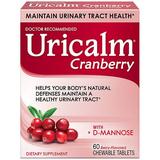 Uricalm Cranberry With D-Mannose Chewable Tablets Berry - 60.0 ea