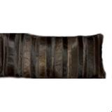 Nourison Natural Leather and Hide Circle 20"x20" Pillow