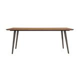 ESTETICA FURNITURE 78.74" Solid Oak Pedestal Dining Table Wood in Brown, Size 30.31 H x 78.74 W x 39.37 D in | Wayfair Armen SETCODIBAL2A