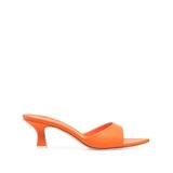 65mm Leather Open-toe Mules