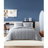 Nautica Comforter Sets Medium - Medium Gray & Light Gray Longdale Reversible Comforter Set