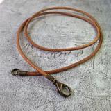 2mm Natural Leather Cord Necklace with Antique Bronze Lobster Clasp Length 14", 15", 16", 18", 20", 22", 24", 27", 30" One Or Set Of Five