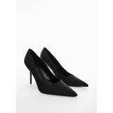 Pointed toe heel shoes black - Woman - 4 - MANGO