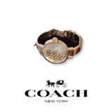 Coach Accessories | Coach Miranda Signature Dial Gold Tone Steel Ladies Watch | Color: Gold | Size: Os