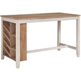 Ashley Furniture | Skempton White Counter Dining Table
