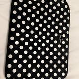 Kate Spade Accessories | Kate Space Polka Dot Laptop Sleeve | Color: Black/White | Size: Os