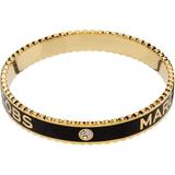 Gold & Black 'the Medallion' Cuff Bracelet
