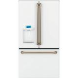 Café Refrigeration Counter Depth French Door w/ Ext Ice & Water Bottom Freezer CYE22TP4MW2
