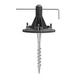 Gama Sonic 22-in Black Traditional Post Base Stainless Steel | GS-3