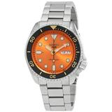 Seiko SRPD59 5 Sports 24-Jewel Automatic Watch - Orange