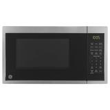 GE® 0.9 Cubic Foot Capacity Countertop Microwave Oven Stainless JES1095SMSS