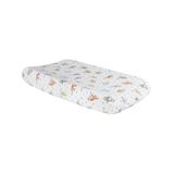 Trend Lab Changing Pad Covers - White Multicolor Slothing Around Changing Pad Cover