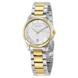 Gucci Accessories | Gucci Women's Ya126531 Two-Tone Stainless Steel Watch | Color: Gold/Silver | Size: Os