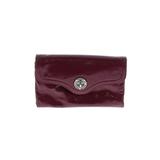 Marc by Marc Jacobs Leather Wallet: Patent Burgundy Solid Bags