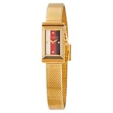 Gucci G-Frame Quartz White Red and Navy Dial Ladies Watch YA147511