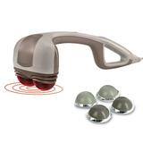 HoMedics Percussion Action Massager with Heat and Dual Pivoting Heads
