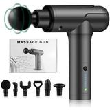 Deep Tissue Massage Gun Electric Muscle Massager Handheld Massager for Muscle Deep Relaxation Portable Body Neck Back Muscle Massager for Pain Relief with 6 Massage Heads 6 Speed.