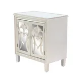 Monroe Lane Glam Wood Cabinet, White, X-Large