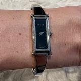 Gucci Accessories | Gucci 1500l Stainless Steel Quartzmovement Watch | Color: Black | Size: Os