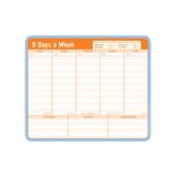 Knock Knock Mouse Pads - 'Five Days A Week' Paper Mouse Pad - Set of Two