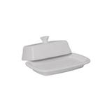 Fiesta® Extra Large Covered Butter Tray, White, Butter Dish