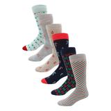 Assorted 6-pack Holiday Dress Socks Gift Box