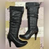 Jessica Simpson Shoes | Jessica Simpson Black Leather Boots | Color: Black | Size: 9