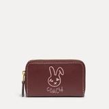 Bunny Graphic Signature Coated Canvas And Leather Wallet