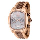 Invicta Lupah Men's Watch w/ Mother of Pearl Dial - 44.5mm Rose Gold Brown (43154)