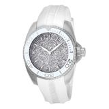 Invicta Women's Watches - White & Silvertone Angel Quartz Silicone-Strap Watch