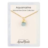 Designs by KaraMarie Women's Necklaces - Raw Aquamarine & 14k Gold-Plated Pendant Necklace