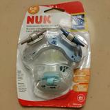 Nip Nuk 0-6 Mos Orthodontic Pacifier Value Pack 3 Ct Blue glows In